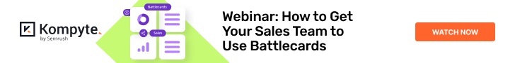 Webinar: How to get your sales team to use Battlecards